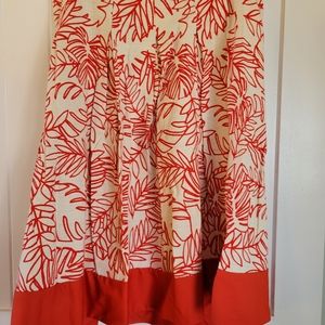Red skirt
